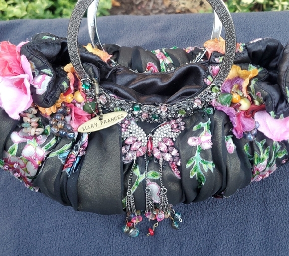 Mary Frances Multicolor Embellished Shoulder Bag - Picture 3 of 6